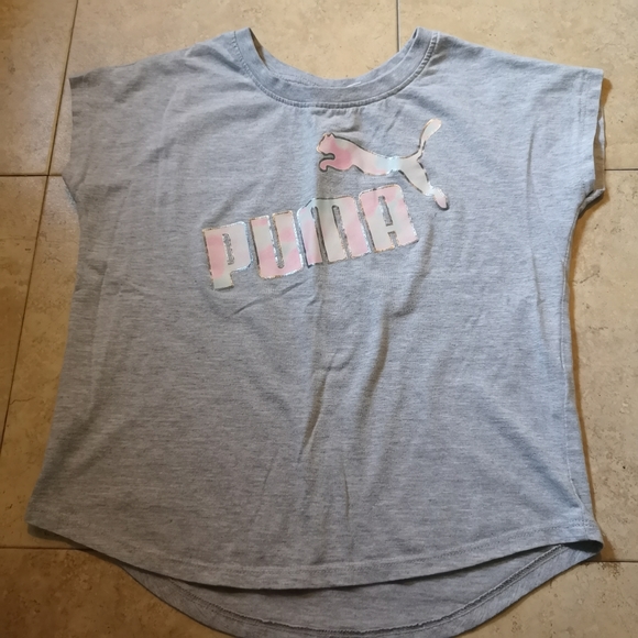 Girls Puma Shirt & Active Wear Shorts - Picture 3 of 14